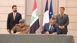 برعاية الزيدي وماكرون.. العراق وفرنسا يوقعان 6 مذكرات تفاهم في باريس
