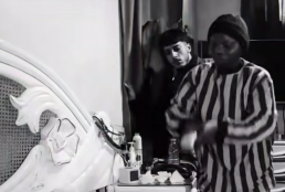 لقطات من وقائع تمثيل جريمة مقتل الفنانة هدى شعراوي على يد عاملتها المنزلية