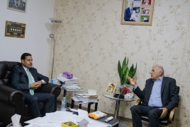 الرجوب يطلع السفير الأردني على آخر المستجدات السياسية