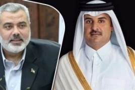 هنية يبعث برسالة إلى أمير قطر