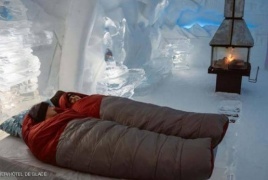 صور - فندق جليدي يتم بنائه سنويا... هل تقيم به