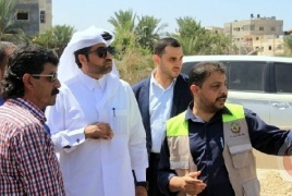 وصول نائب السفير القطري لقطاع غزة