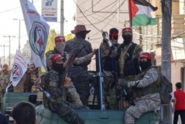 مسيرة وعرض عسكري للجبهة الشعبية احتفالا بالانتصار بـ"سيف القدس"