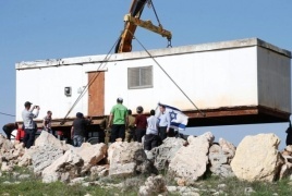  مستوطنون يشرعون ببناء بؤرة استيطانية غرب بيت لحم