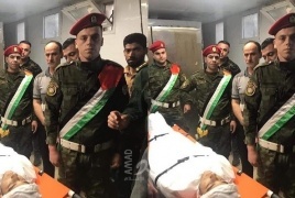  تشييع جثمان الشهيد بني شمسة في بلدة بيتا