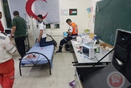 الهلال الأحمر يجهز اكبر مستشفى ميدانى في بيتا