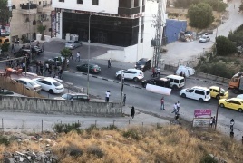 اشتباكات بيت متظاهرين و الاجهزة الامنية في بيت لحم