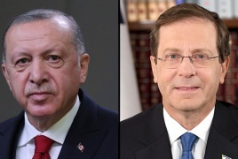  إردوغان يهاتف هرتسوغ: "العلاقات التركيّة - الإسرائيليّة مهمّة لأمن المنطقة"