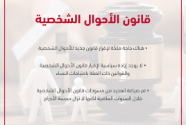 خبراء لوطن.. قانون الأحوال الشخصية بحاجة الى تغيير كامل لكن لا يوجد ارادة سياسية لذلك