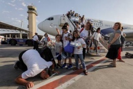 الوكالة اليهودية: 2000 مهاجر يهودي يصلون كل اسبوع الى إسرائيل