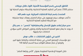 الناطق باسم الاجهزة الامنية لوطن: لا يوجد تدخل لرجال الأمن في الانتخابات وهناك 2500 رجل أمن سيوفرون الحماية لمراكز الاقتراع