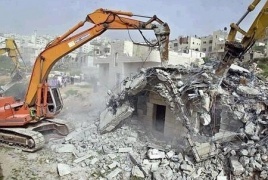  الاحتلال يهدم منزل أسير في قرية التوانة جنوب الخليل