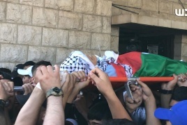 أهالي نابلس يُشيّعون جثمان الشهيد الفتى غيث يامين