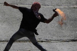 اصابة شاب برصاص الاحتلال بزعم إلقاء زجاجات حارقة جنوب نابلس