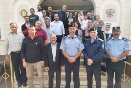 ندوة بعنوان " برنامج الشرطة التوعوي وأثره الايجابي على الطلاب "في بيت لحم 