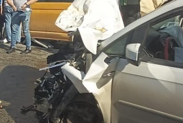 حادث سير على طريق واد النار شرق بيت لحم 