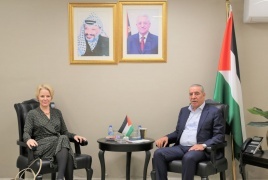 الشيخ يلتقي ممثلة سويسرا لدى دولة فلسطين في  رام الله 
