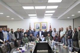 الشيخ يلتقي  فعاليات ومؤسسات مخيم قلنديا