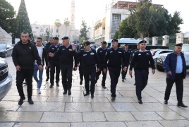اللواء يوسف الحلو يتفقد استعدادات شرطة بيت لحم لتأمين أعياد الميلاد المجيدة
