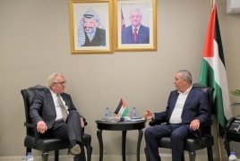 الشيخ يبحث مع الممثل الأممي الخاص لعملية السلام في الشرق الأوسط التطورات الميدانية في فلسطين