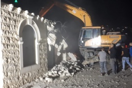 الاحتلال يهدم غرفتين سكنيتين في قرية أرطاس جنوب بيت لحم  