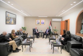 الشيخ يستقبل منسق الأمم المتحدة لعملية السلام في الشرق الأوسط بمدينة رام الله 