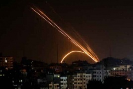 اطلاق صواريخ من غزة اتجاه مستوطنات "الغلاف"