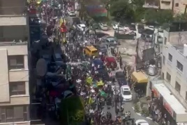 في مشهد مهيب .. تشييع جثامين شهداء نابلس الثلاثة