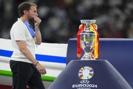 أعلن الاتحاد الإنجليزي لكرة القدم بعد خسارة "يورو 2024" ساوثغيت يرحل عن تدريب إنجلترا .
