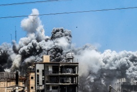استشهاد7 مواطنين  ومصابون في قصف الاحتلال وسط وجنوب قطاع غزة