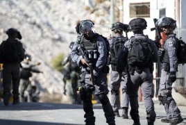 اعتقل قوات  الا حتلال  16 مواطنا ويحرق منزلا في محافظة الخليل