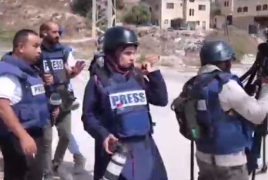 عرق الاحتلال عمل الصحفيين ويمنعهم من التغطية في جنين