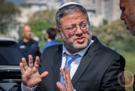 بن غفير يطالب بتسريع تنفيذ خطة الهجرة الطوعية للفلسطينيين من غزة