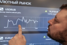 ارتفع مؤشرا بورصة موسكو في المنطقة الخضراء
