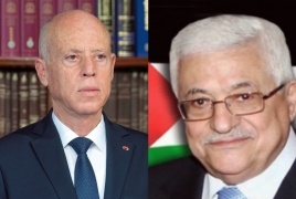 هنأ رئيس دولة فلسطين الرئيس التونسي بإعادة انتخابه لولاية رئاسية جديدة
