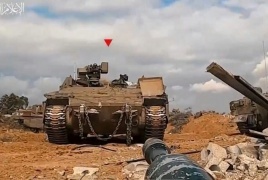 اعلن القسام  عن قصف  مقر القيادة والسيطرة شرق معسكر جباليا