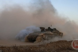 أعلنت كتائب القسام عن تفجير  عبوة في ناقلة جند غرب معسكر جباليا