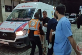 انتشلت الطواقم الطبية  6 شهداء من بلدة الفخاري شرق خان يونس