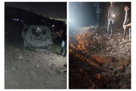 اعلن الهلال الاحمر عن إصابة شابين جراء سقوط صاروخين جنوب قلقيلية