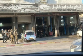 داهمت قوت الاحتلال عددا من المحلات التجارية غرب سلفيت