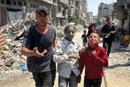 اعلن المكتب الإعلامي الحكومي في غزة عن استشهاد  53.552مواطنا ومفقودا منذ بدء العدوان