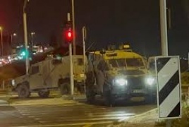  أغلقت قوات الاحتلال شارعا في حوسان غرب بيت لحم