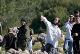أعلن الهلال ألأحمر الفلسطيني عن إصابة مواطن  جراء اعتداء المستوطنين عليه جنوب نابلس .