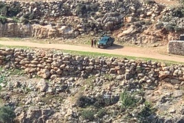 أقتحمت مجموعة من مستعمرون  منطقة "بئر أبو عمار" في قراوة بني حسان  غرب سلفيت.