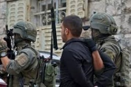 اعتقلت قوات الاحتلال  اربعة مواطنين من الشيوخ شرق الخليل .