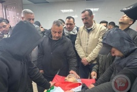 شيع اهالي نابلس جثمان الشهيد أحمد حشاش