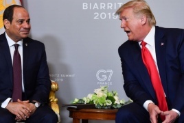 نفى مصدر مصري  حدوث اتصال هاتفي بين ترامب والسيسي