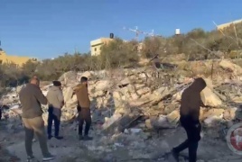 قوات الاحتلال تهدم منزلا في كفر الديك غرب سلفيت