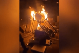 قوات الاحتلال تحرق مقتنياتها خلال الانسحاب من "نتساريم"