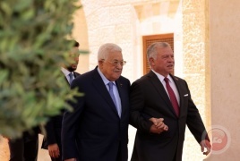 الرئيس يثمن مواقف ملك الاردن الرافضة لتهجير شعبنا